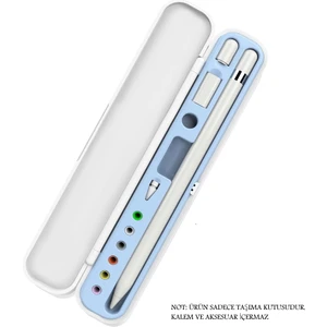 Apple Pencil, Samsung S Pen, Microsoft Surface Pen, Huawei M Pen Uyumlu Tablet Kalemi Kutusu Taşıma Çantası