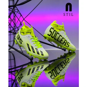  Erkek Çocuk Halısaha  Kranpon Çoraplı Çivili Futbol Spor Ayakkabısı F35KR