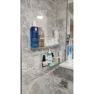 Banyo Düzenleyici Pleksi Raf 35 cm x 10 cm ( 2 Adet )