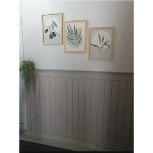 Iskandınav Model( 18 x 102 cm )Dekoratif Duvar Paneli Boyanabilir Ahşap 6 mm Ham Mdf Duvar Paneli