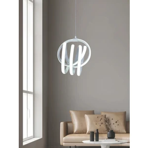  Yay 40W Yüksek Işıklı Ledli Modern Beyaz LED Avize 20 cm
