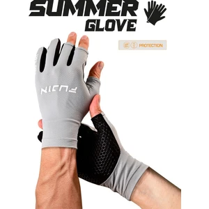 Pro Angler S24 Summer Gloves Grey