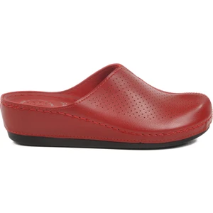 Kırmızı Anatomik Önü Kapalı Kadın Terlik 15.050 Z