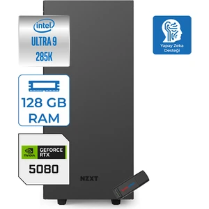 Vulcan Pro Intel Core Ultra 9 285K 128GB Ddr5 4tb Gen5 SSD 16GB/RTX5080 Freedos Aı Destekli Oyun ve Render Bilgisayar ZETVUL5080F15 + Zettausbbellek
