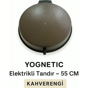 Jumbo Büyük Boy Elektrikli Tandır | Ekmek Yapma Makinesi | Statik Boyalı Büyük Boy Tandır - Kahve