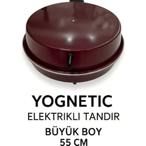 Jumbo Büyük Boy Elektrikli Tandır | Ekmek Yapma Makinesi | Statik Boyalı Büyük Boy Tandır - BORDO