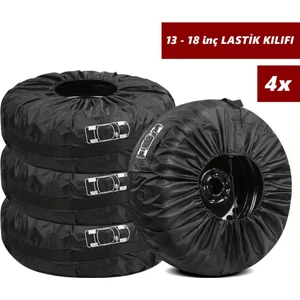 Oto Lastik Saklama Çantası 13 – 18 Inç Stepne Kılıfı Yaz Kış Lastiği Taşıma Çantası