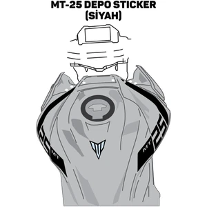Yamaha 2019-2024 Mt-25 Depo Sticker Mdl1