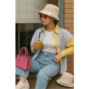 Elif İç Giyim Çengelli Piercingli Kova Bucket Şapka