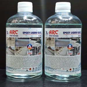 Epoksi Sıvı Cam Ultra Şeffaf Parlak Lıquıd Glass Su Yalıtım ve Kaplama Reçinesi 1 kg Kıt