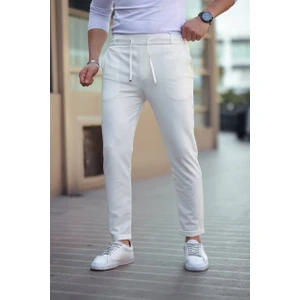 Bel Lastikli Diagonel Pantolon