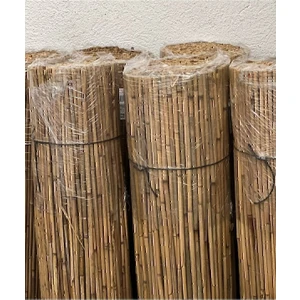 Doğal Kamış Hasır Çit 1m x 5m Doğal Bambu -Bahçe Çiti - Gölgelik Hasır -Tavan Dekorasyon Turkuaz Tek Ebat 100 x 500