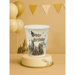 Karton Doğum Günü Bardağı Harry Potter Temalı Bardak 8'li
