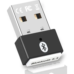 Plentiful Bluetooth Adaptör 5.3 USB Bluetooth Dongle Kablosuz Masaüstü Laptop Pc Tak/çalıştır Windows 11/10/8.1/7 ile Uyumlu
