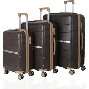 Mçs Üçlü Polipropilen Valiz Seti V366