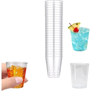 Plastik Shot Bardağı Mini Bardak 40 cc 20'li