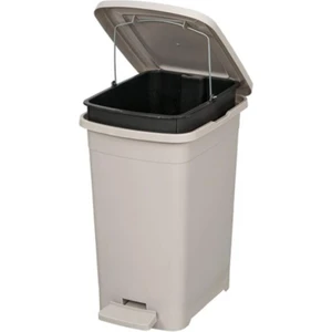 ELF-İ342 Slim Pedallı Plastik Çöp Kovası Iç Kovalı 25 Lt