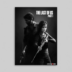 The Last Of Us Part 1 Game Çerçevesiz Oyun Tasarım Poster Tablosu Ellie Joel Miller