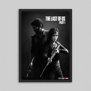 The Last Of Us Part 1 Game Çerçeveli Oyun Poster Tablosu Ellie Joel Miller