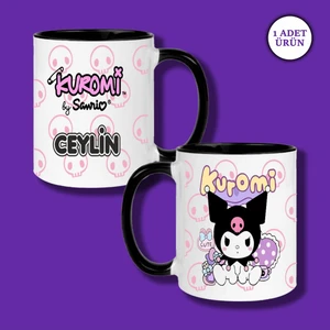 Kuromi Baskılı Kişiye Özel Kupa Bardak