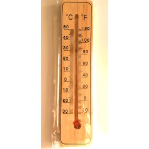 Ibıs - Ahşap Termometre -15 cm x 3,5 cm - 24599-1