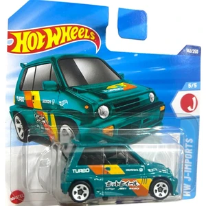 Hw J-Imports '85 Honda City Turbo 2 5/5 - 141/250 JBC25 Tekli Metal Araç 1/64 Ölçek