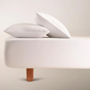 Düz Beyaz | Tek Kişilik | Lastikli Çarşaf Seti | 100X200 cm  %80PAMUK | Otel Lastikli Çarşaf