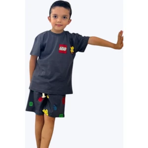 Erkek Çocuk LEGO Baskılı Şortlu Alt Üst Takım