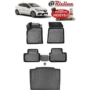 Renault Clio 5 2019 Sonrası Havuzlu Paspas ve Bagaj Havuzu Seti