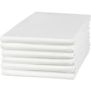 5 Adet Düz Beyaz Otel Çarşafı | Tek Kişilik 160X240 cm | Sık Dokuma 63 Tel 26 Atkı