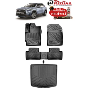 Toyota Corolla Cross 2021 Sonrası Havuzlu Paspas ve Bagaj Havuzu Seti