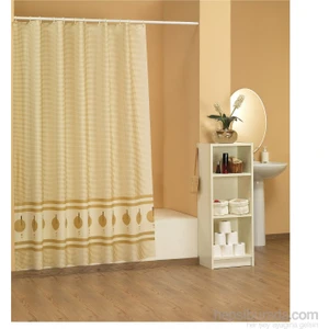 Zethome Evdy Banyo Duş Perdesi 5030 Çift Kanat 2x110x200