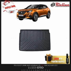 Peugeot 2008 3D Üst Bagaj Havuzu 2025 Model Uyumlu