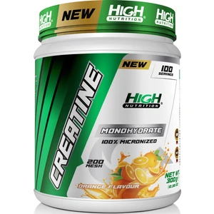 High Nutrition Micronized Creatine Monohydrate 300  gr 100 Servis Kreatine Portakal Aromalı