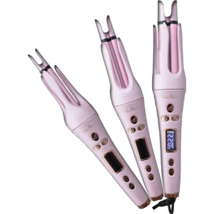 3 Farklı Başlıklı Otomatik Saç Maşası (Kalın Su Dalgası Maşa 32MM/25MM/19MM)