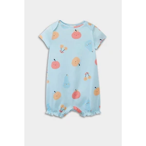 Kız Bebek Yenidoğan Meyve Desenli Penye Kısa Kollu Tulum E5977A525HS