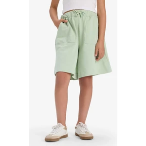 Kız Çocuk Beli Lastikli Basic Düz Şort B0847A825HS