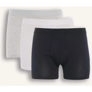 Long Fit 3'lü Boxer C6558AX25SM