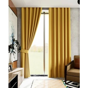 Sarı Işık Geçirmez Karartma Blackout Perde