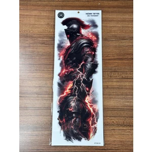 Gerçekci Tam Kol Kaplama Geçici Dövme Sticker Tattoo