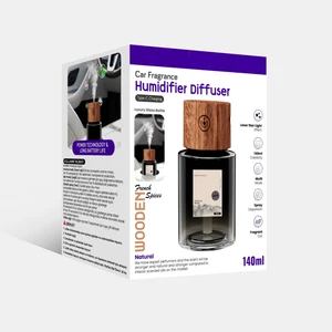 Araç Kokusu & Oda Kokusu Parfümü Şarjlı Kablosuz Lazer Yıldız Efektli 160ML Büyük Cam Şişe Aromaterapi Difüzör