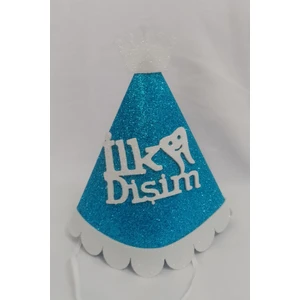 Kukuleta Mavi Renk Ilk Dişim Şapkası Ilk Dişim Partisi Süsü Ilk Dişim Bebek Şapkası Süsü
