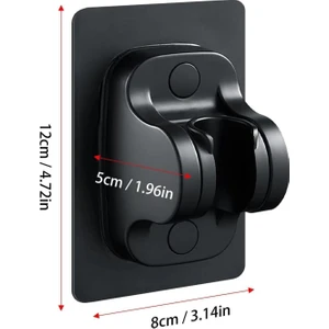 Banyo El Duş Başlığı Tutucu Kendinden Yapışkanlı Ayarlı