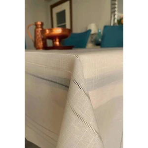 Leke Tutmayan, Kolay Temizlenen Dertsiz Colber Keten Masa Örtüsü 160CM x 220CM