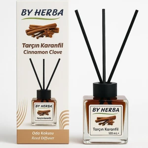 By Herba Tarçın Karanfil Kokulu Bambu Çubuklu Etkili Oda Kokusu 125 ml