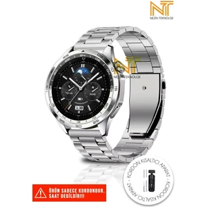 Huawei Watch GT/GT2/GT2E/GT2 Pro/gt3/gt3 Pro/gt 4/watch 3 / 3 Pro Paslanmaz Çelik Metal Kordon 46MM