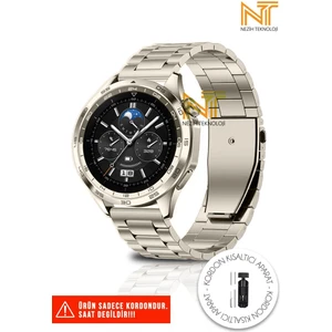 Huawei Watch GT/GT2/GT2E/GT2 Pro/gt3/gt3 Pro/gt 4/watch 3 / 3 Pro Paslanmaz Çelik Metal Kordon 46MM