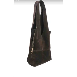 Hakiki Süet Deri Omuz Çanta