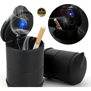 Opel Corsa F 2019-2020-2021-2022-2023-2024-2025 Oto Mavi Işıklı Kapaklı Küllük Bardaklık Kumbara