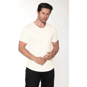 Erkek Geniş Yaka %100 Pamuk Salaş T-Shirt